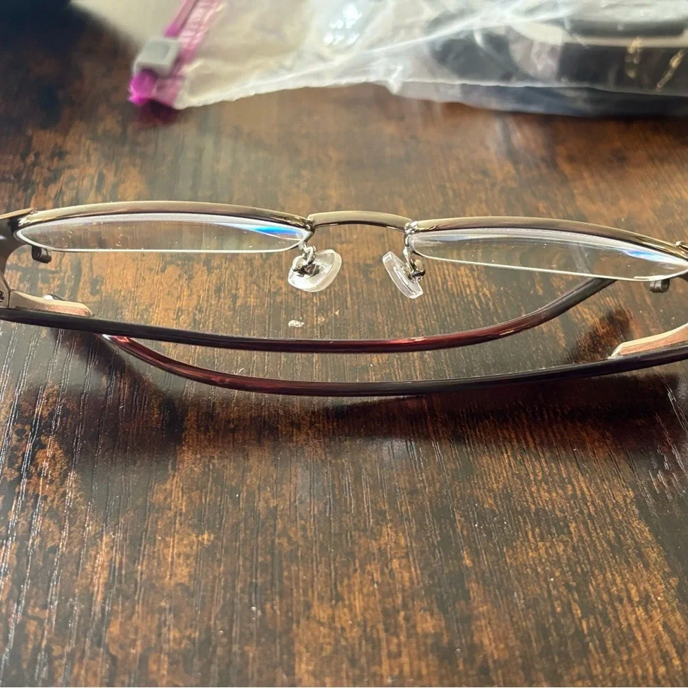 Joseph Marc Eyeglasses – Silver & Brown
